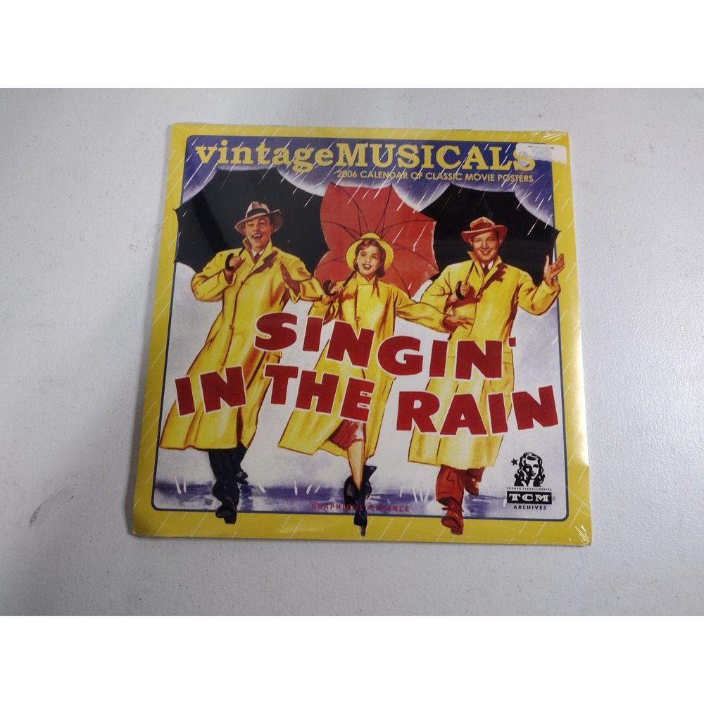 TCM Archives Vintage Musicals 2006 Calendar Classic Movie Posters Singin In Rain